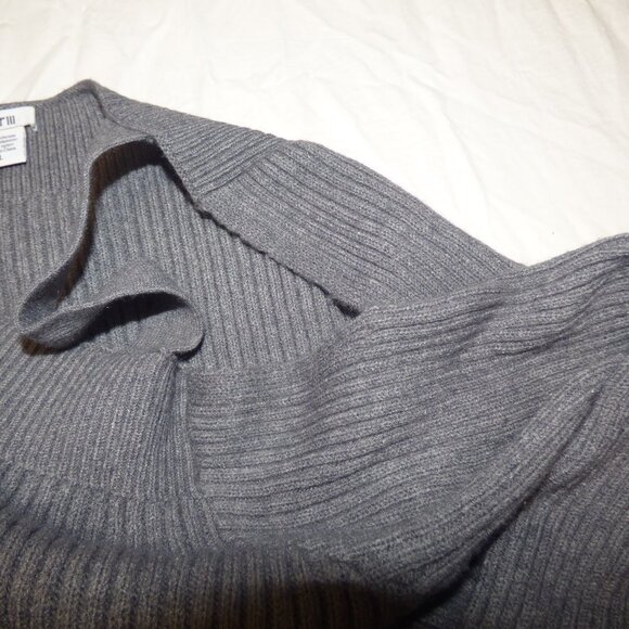 Bar‎ III Ribbed Cold-Shoulder Sweater, L, - Picture 8 of 9
